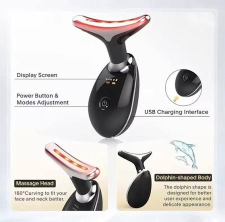 Rechargeable Face Massager Against Wrinkles
