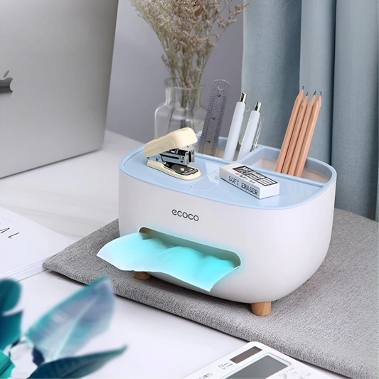 Ecoco Tissue Box with Storage Drawer