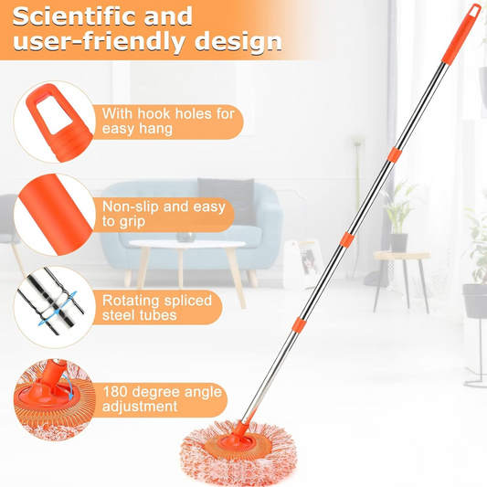 360° Rotating Telescopic Dust Mop
